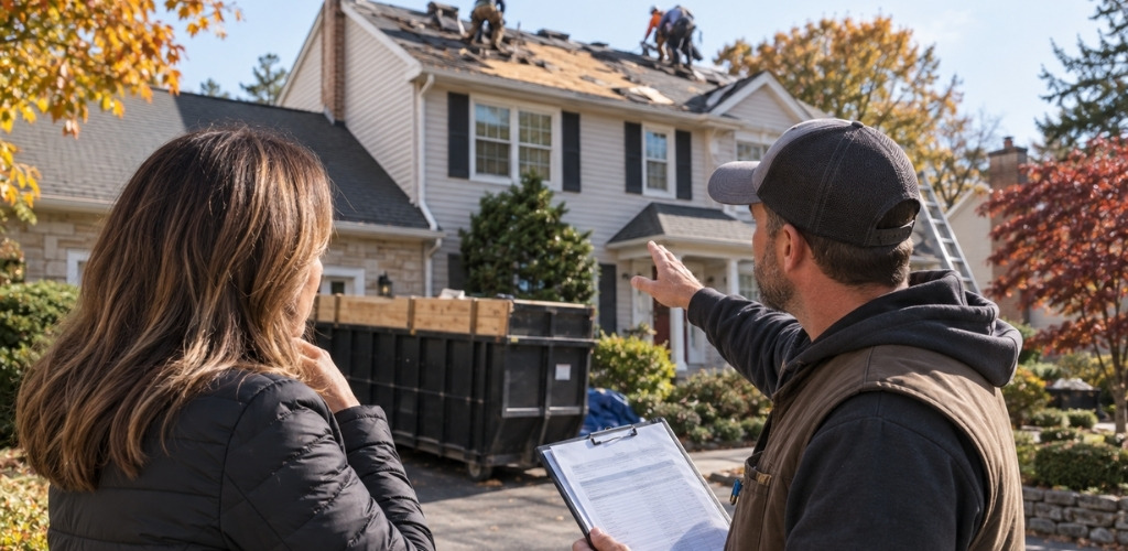 homeowner and a contractor